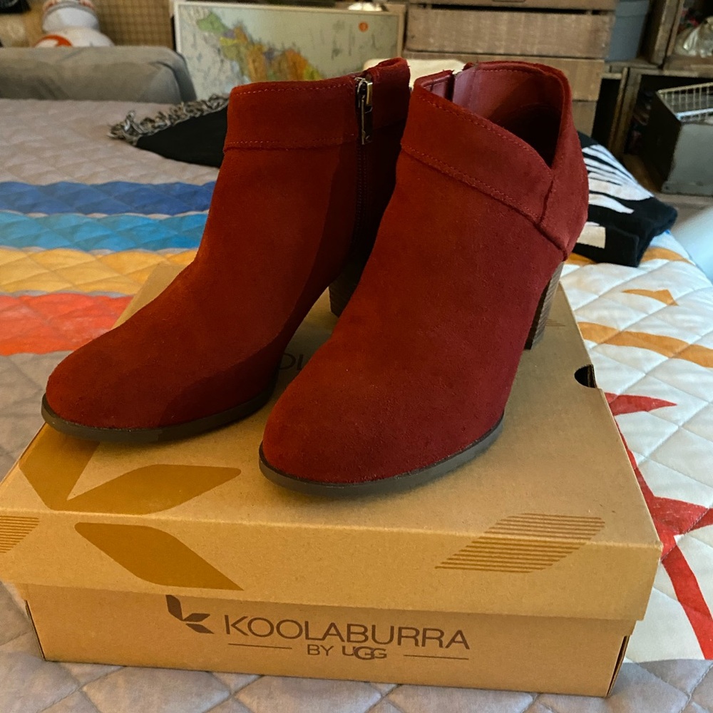 Koolaburra by Ugg Size 8 Suede Ankle Boots